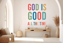 Load image into Gallery viewer, God is Good all the Time, Religious Wall Sign, Christian Wall Words, Church Sanctuary Wall Art, Church Wall Decor, Religious Wall Art 875RS