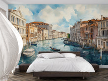 Load image into Gallery viewer, Venice Grand Canal Wall Mural – Watercolor Italy Wallpaper Vn918