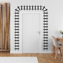 Load image into Gallery viewer, Train Tracks Wall Decal Railroad Vinyl Sticker Track Train Wall Decor Kids Playroom Boys Room Wall Art Bedroom Mural Sticker 854RS
