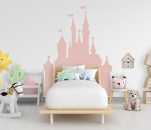 Load image into Gallery viewer, Big Castle Wall Decal Home Headboard, Boho Wall Decal, Bed Headboard Sticker, Headboard Wall Decal, Arch Wall Decal, Nursery 857RS
