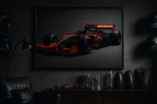 Load image into Gallery viewer, Formula 1 Racing Car 3D Wallpaper Mural – Modern Bold Wall Decor for Kids Room, Boys Bedroom, Playroom, Stylish Motorsport Gift, Removable