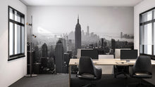 Load image into Gallery viewer, Empire State Building New York Skyline Wallpaper Mural – Black And White Cityscape Wall Art For Office Decor, Modern Bedroom Accent Wall
