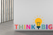 Load image into Gallery viewer, Think Big Office Wall Decal: Motivational Teamwork Vinyl Sticker