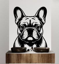 Load image into Gallery viewer, French Bulldog Dog wall decal Dog decor Dog kids Dog wall art Decal Dog Lover Animals Dog Wall Bathroom Wall Decals Stickers Vinyl 127DE