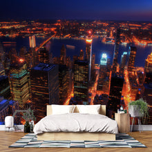 Load image into Gallery viewer, New York Cityscape Wallpaper Mural: 3D Peel and Stick Wall Decor