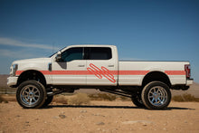 Load image into Gallery viewer, Retro Red Vinyl Truck Stripe Decal – Classic 80s Pickup Body Side Graphic Kit – Car Vinyl Stickers for Chevy, Toyota, Nissan, Ford, Dodge