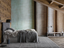 Load image into Gallery viewer, 3D Textured Fabric Wallpaper Mural – Linen Jute Burlap Style Wall Decor – Peel And Stick Stylish Bedroom Living Room Wallpaper – Modern