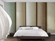 Load image into Gallery viewer, 3D Textured Fabric Wallpaper Mural – Woven Linen Natural Wall Decor – Peel And Stick Stylish Bedroom Living Room Wallpaper – Modern Bold