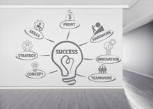 Load image into Gallery viewer, Success Core Value Wall Decor Office Wall Decal Idea Teamwork Business Worker Inspire Office Decoration Motivation Stickers Mural Gift 904RS