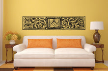 Load image into Gallery viewer, Freemason Free Mason Masonry Ornament Logo G Symbol Interior Wall Decal Sticker Vinyl Mural Bedroom Room Decor FREE SHIPPING L209