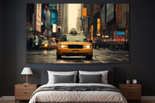 Load image into Gallery viewer, NYC Yellow Taxi Wall Mural – New York Street Wallpaper, Abstract Wallpaper Vn902
