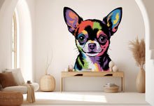 Load image into Gallery viewer, Chihuahua Dog wall decal Dog decor Dog wall art Decal Dog Lover Animals Chihuahua decal Dog Bathroom Wall Decals Stickers Vinyl 915RS