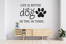Load image into Gallery viewer, Dog Wall Decor, Dog Wall Decals, Dog Wall Art, Dog Lover Stickers Pets Bedroom Grooming Salon Wall Vinyl Nursery Wall Decals Art 917RS
