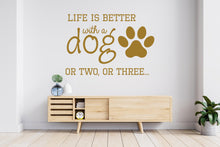 Load image into Gallery viewer, Dog Wall Decor, Dog Wall Decals, Dog Wall Art, Dog Lover Stickers Pets Bedroom Grooming Salon Wall Vinyl Nursery Wall Decals Art 917RS