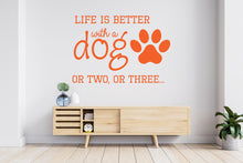 Load image into Gallery viewer, Dog Wall Decor, Dog Wall Decals, Dog Wall Art, Dog Lover Stickers Pets Bedroom Grooming Salon Wall Vinyl Nursery Wall Decals Art 917RS