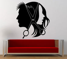Load image into Gallery viewer, Salon Spa Beauty Shop Barbershop Nail Salon Wall Graphic Decal Sticker Vinyl Mural Leaving Bedroom Room Home Decor FREE SHIPPING L242