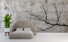 Load image into Gallery viewer, Minimalist Tree Branch Wallpaper Mural – Modern Wabi-Sabi Textured Wall Decor, Japanese Zen Style, Stylish Bold Room Accent, Unique Gift