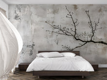 Load image into Gallery viewer, Minimalist Tree Branch Wallpaper Mural – Modern Wabi-Sabi Textured Wall Decor, Japanese Zen Style, Stylish Bold Room Accent, Unique Gift
