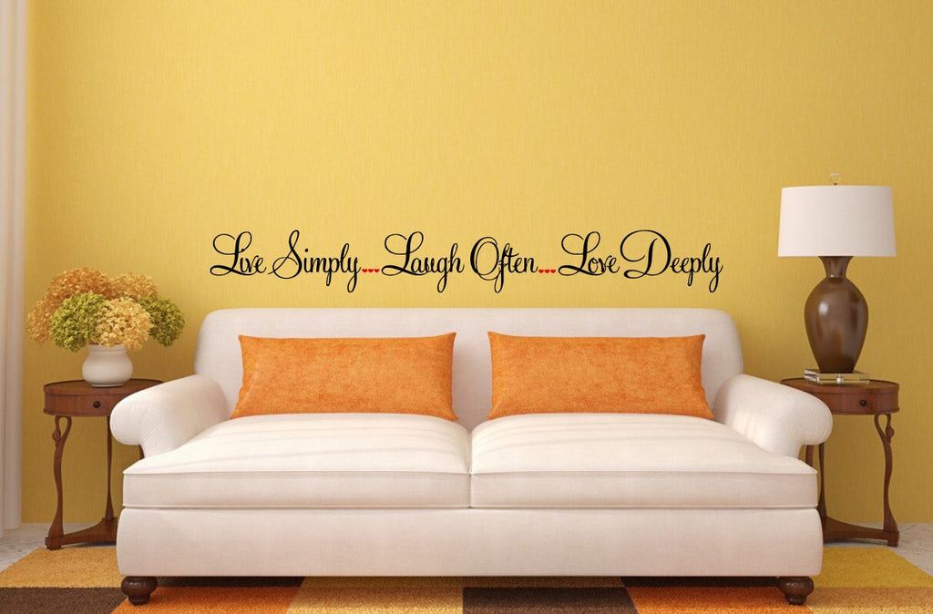 Live Love Laugh Wall Decal Sticker Vinyl Mural Bedroom Leaving Room Home Decor FREE SHIPPING L240