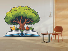 Load image into Gallery viewer, Library Tree Wall Art Decal, Library Wall Decal, Education Decals, Kids Room, Reading room, Nurseries, School, Kids Gifts, Dorm Room 929RS