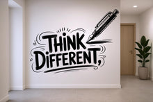 Load image into Gallery viewer, Think Different wall decal Motivational Inspirational Wall Decal Sticker for Office, Office Wall Decal Teamwork, Office Wall Decor 932RS