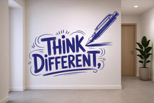 Load image into Gallery viewer, Think Different wall decal Motivational Inspirational Wall Decal Sticker for Office, Office Wall Decal Teamwork, Office Wall Decor 932RS