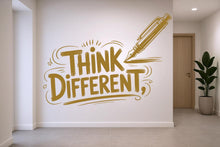 Load image into Gallery viewer, Think Different wall decal Motivational Inspirational Wall Decal Sticker for Office, Office Wall Decal Teamwork, Office Wall Decor 932RS