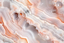 Load image into Gallery viewer, Agate Geode Wallpaper, Crystal Stone Wall Mural, Luxury Modern Abstract Decor, Bold Stylish Accent Wall, Elegant Peel and Stick Wall Art