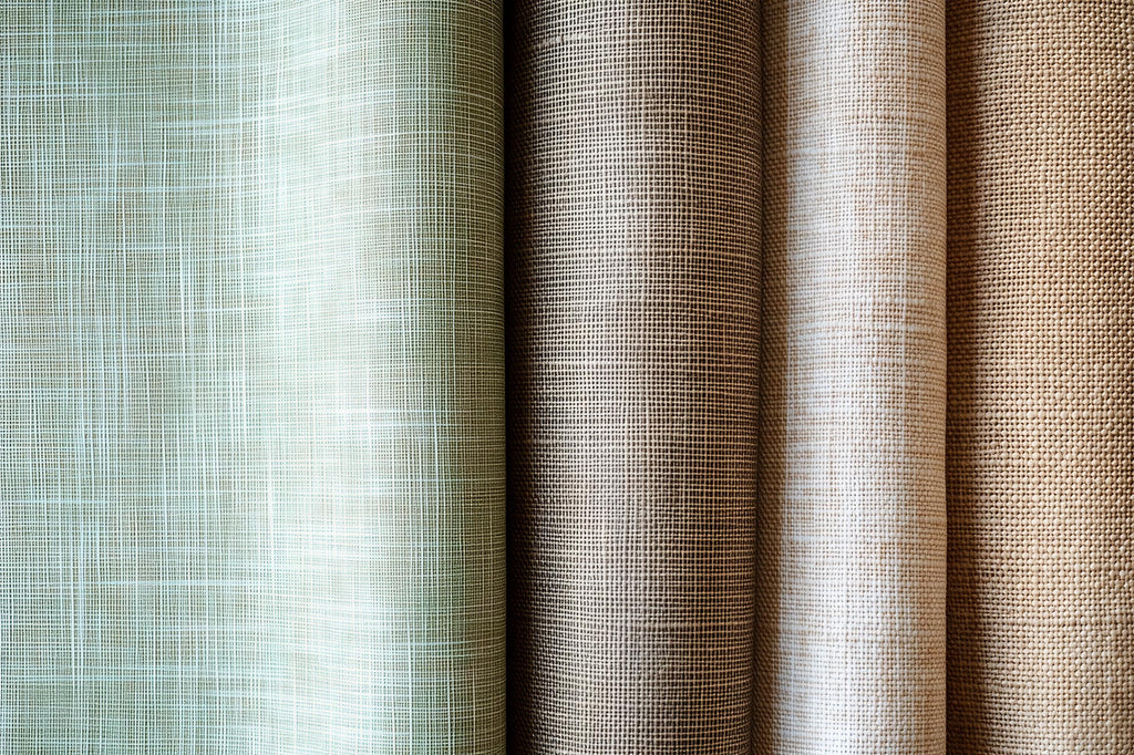 Neutral Textured Wallpaper – Linen Grasscloth Style Wall Covering Wall Art Vn1003