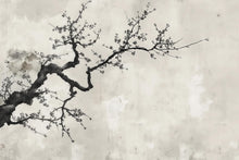 Load image into Gallery viewer, Japandi Cherry Blossom Wall Mural | Minimalist Nature Wallpaper Vn1041