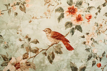 Load image into Gallery viewer, Vintage Bird Floral Wallpaper Mural – 3D Botanical Wall Decor – Peel And Stick Stylish Bedroom Living Room Wallpaper – Modern Bold Holiday