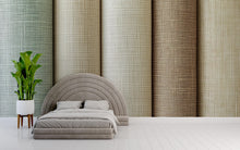 Load image into Gallery viewer, 3D Textured Fabric Wallpaper Mural – Woven Linen Natural Wall Decor – Peel And Stick Stylish Bedroom Living Room Wallpaper – Modern Bold