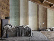 Load image into Gallery viewer, 3D Textured Fabric Wallpaper Mural – Woven Linen Natural Wall Decor – Peel And Stick Stylish Bedroom Living Room Wallpaper – Modern Bold