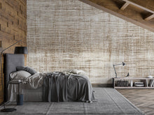 Load image into Gallery viewer, 3D Woven Linen Texture Wallpaper Mural | Neutral Modern Wall Decor | Stylish Bold Wall Art for Bedroom Living Room Office | Gift Home