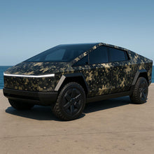 Load image into Gallery viewer, Tactical Camo Cybertruck Wrap | Military Camouflage Vinyl for Tesla or SUV | Futuristic Offroad Vehicle Wrap | Gift for Car Lovers