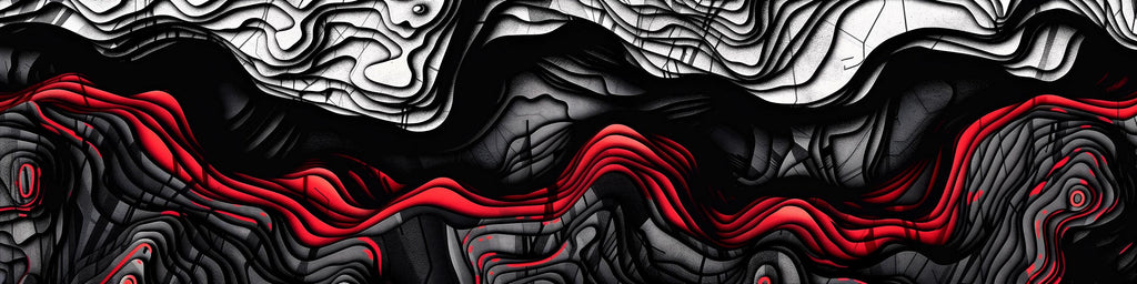 Lava Flow Supercar Wrap | 3D Topographic Red and Black Vinyl Car Wrap | Custom Exotic Vehicle Design | Gift for Car Lovers | Luxury Sports