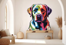 Load image into Gallery viewer, Labrador Dog wall decal Dog decor Dog wall art Decal Dog Lover Animals Labrador decal Dog Bathroom Wall Decals Stickers Vinyl 913RS
