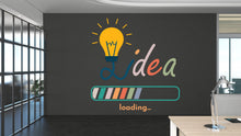 Load image into Gallery viewer, Idea Loading Office Wall Decal Idea Teamwork Business Worker Inspire Office Decoration Motivation Stickers Mural Unique Gift 947RS