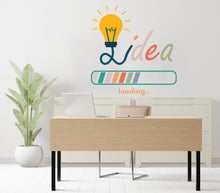 Load image into Gallery viewer, Idea Loading Office Wall Decal Idea Teamwork Business Worker Inspire Office Decoration Motivation Stickers Mural Unique Gift 947RS