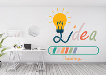 Load image into Gallery viewer, Idea Loading Office Wall Decal Idea Teamwork Business Worker Inspire Office Decoration Motivation Stickers Mural Unique Gift 947RS