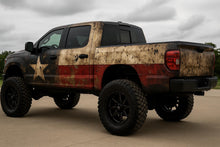 Load image into Gallery viewer, Texas Flag Truck Wrap | Distressed Lone Star Vinyl Design | Custom Off-Road Wrap | Gift For Texans &amp; Truck Lovers | Rustic American Pride