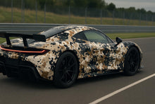 Load image into Gallery viewer, Desert Strike Camouflage Supercar Wrap | Luxury Camo Vinyl Design | Gift For Car Lovers | Tactical Matte Wrap | Military Style Exotic Car