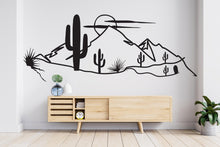 Load image into Gallery viewer, Desert wall decal Cactus wall decal Desert Stickers Nature Decal Art Sun Stickers Mountain Stickers Decor 923RS