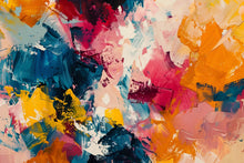 Load image into Gallery viewer, Abstract Colorful Paint Wallpaper Mural – Modern Artistic Wall Decor for Office, Living Room or Bedroom – Bold Accent Removable Stylish
