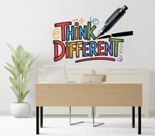 Load image into Gallery viewer, Think Different Office Wall Decal Idea Teamwork Business Worker Inspire Office Decoration Motivation Stickers Mural Unique Gift 931RS