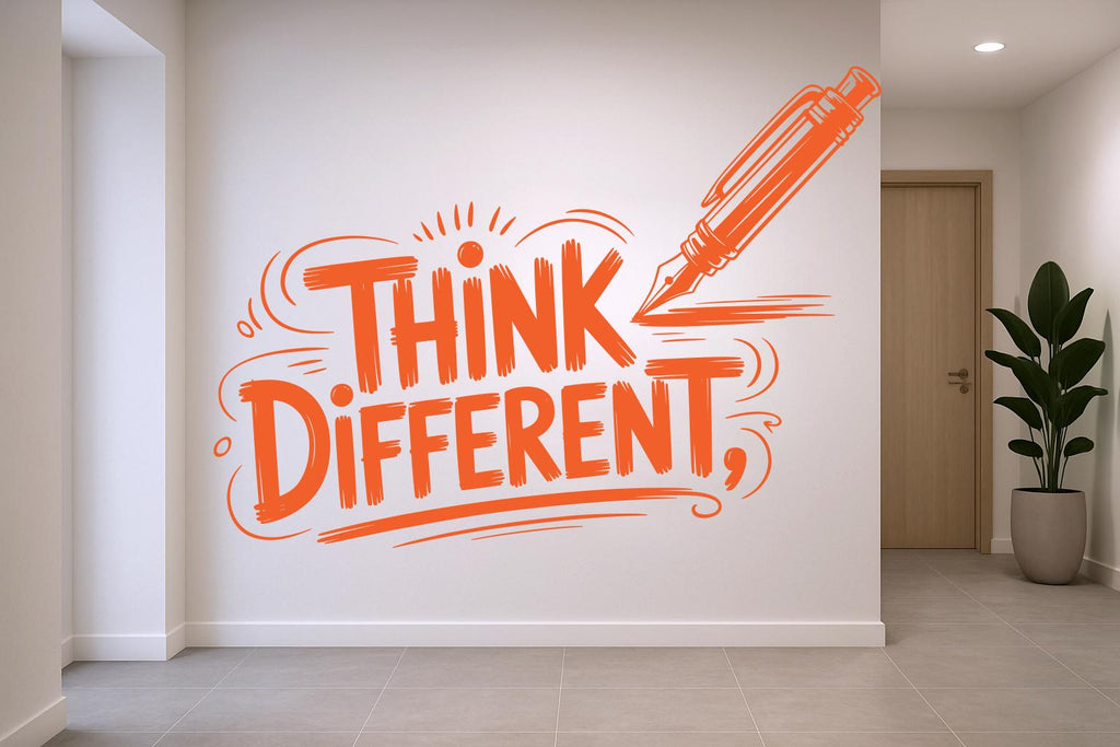 Think Different wall decal Motivational Inspirational Wall Decal Sticker for Office, Office Wall Decal Teamwork, Office Wall Decor 932RS