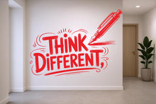 Load image into Gallery viewer, Think Different wall decal Motivational Inspirational Wall Decal Sticker for Office, Office Wall Decal Teamwork, Office Wall Decor 932RS