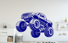 Load image into Gallery viewer, Monster Truck Wall Decal, Monster Truck wall stickers, Monster Truck Wall sticker, Monster Truck wall art Kids room Decal Nursery 149DE