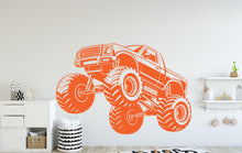 Load image into Gallery viewer, Monster Truck Wall Decal, Monster Truck wall stickers, Monster Truck Wall sticker, Monster Truck wall art Kids room Decal Nursery 149DE
