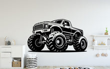 Load image into Gallery viewer, Monster Truck Wall Decal, Monster Truck wall stickers, Monster Truck Wall sticker, Monster Truck wall art Kids room Decal Nursery 150DE